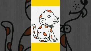 Thumbnail: Dog Drawing With Number 66 ✍️ ✨ 🐕 #art #drawing #tutorial