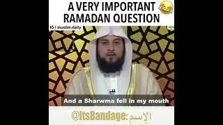 Thumbnail: I fell and a shawarma fell on me. Will my fast still count? 😂 😂 #shorts