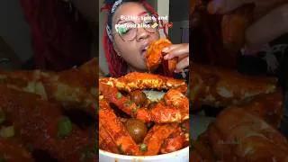 Thumbnail: Messy hands, happy heart 🦀🧈 SEAFOOD BOIL feast! #SeafoodMukbang #BoilLife #ButterDrip