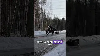 Thumbnail: I Forced Myself to Sleep Out Here.. #wintersurvival #motorcycleadventure