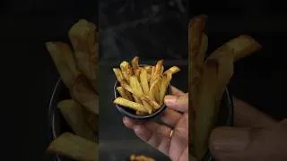 Thumbnail: French Fries 🍟 Healthy version with Protein peri peri dip #frenchfries #foodie #proteinfood