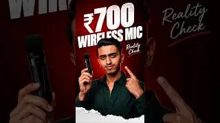 Thumbnail: Can a ₹700 wireless microphone actually deliver good audio quality? KRISH TECHMY