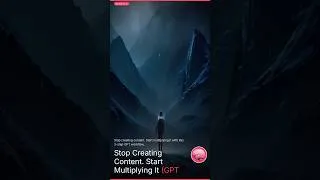Thumbnail: Stop Creating Content. Start Multiplying It (GPT Workflow)