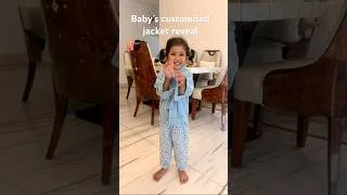 Thumbnail: Baby’s Customised Jacket Reveal! 😍🧥 TOO CUTE! #Shorts #trending #youtubeshorts @LittleJoyCompany