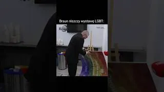 Thumbnail: Braun niszczy wystawę LGBT #polityka #sejm #obrady #lgbt