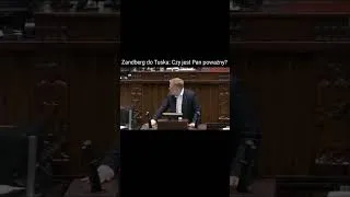 Thumbnail: Adrian Zandberg do Donalda Tuska: Czy jest Pan poważny? #polityka #sejm #obrady #shorts