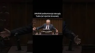 Thumbnail: Jakubiak do Tuska: Tragedia #polityka #sejm #obrady #shorts