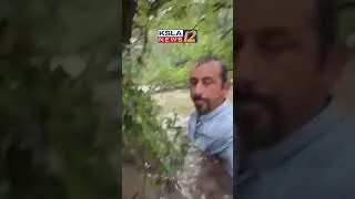 Thumbnail: WATCH 👀: A good Samaritan saved a man who was swept into a flooded creek in Texas