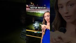 Thumbnail: Firefighters rescue driver after their car went into a MN river.