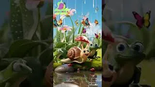 Thumbnail: Snappy Snail Song 🐌 | Cute Nursery Rhyme for Kids | Toddler Learning Song Snappy Snail 🐌 | Fun