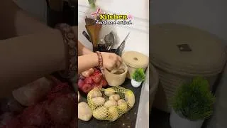 Thumbnail: Kitchen reset & restock 🧺A clean and organized kitchen just hits different #kitchenreset #shorts