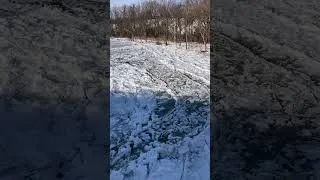 Thumbnail: Ice Blockage Broke on Credit River