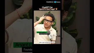 Thumbnail: Can ChatGPT Spot IPO Red Flags? 🔥😳 #kushallodha #stockmarket #ytshorts #yt
