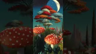 Thumbnail: Blooming Gardens: Living Artwork #art #aiart #surrealism #liveart #meditation