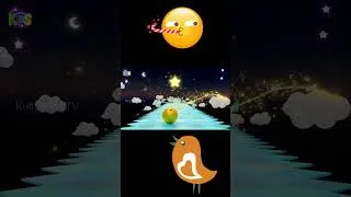 Thumbnail: Twinkle Twinkle Little Star with Bowling Ball Adventure for Kids #kuttykidstv #shorts  #rhymes