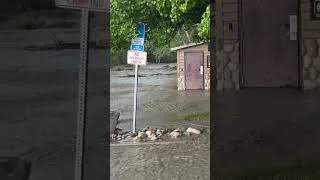 Thumbnail: Video shows floodwaters sweeping through Welcome Park in Orangeville