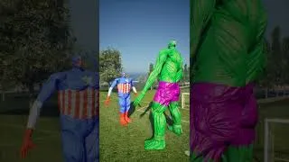 Thumbnail: Colossal Titan captain America and HULK #hulk #avengers #shorts