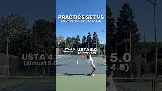 Thumbnail: Playing against an undefeated 4.5... #tennis #usta #shorts