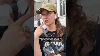 Thumbnail: Russian strike shakes residents in central Kyiv