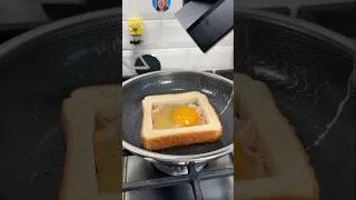 Thumbnail: Ham & Egg Toast #shorts