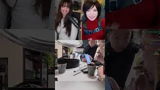 Thumbnail: Rae reacts to Emi reacts to Lud and Michael react to kids react to Emiru react to Lud and Michael
