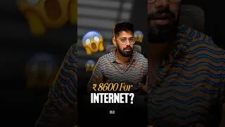 Thumbnail: ₹8600 for Internet? | #LLAShorts 1602