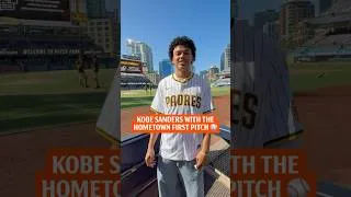 Thumbnail: Day at the ballpark for Kobe Sanders ⚾️ #shorts