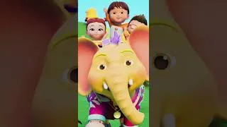 Thumbnail: Chal Mere Hathi Song, चल मेरे हाथी, Kids Nursery Song #shorts #rhymes #hindipoems #poems #babysongs