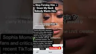 Thumbnail: Clip From Sophia Momodu's Live Video yesterday