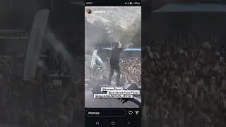 Thumbnail: Tarja Turunen enjoying #stratovarius show at #LeyendasdelRock Festival in Spain.