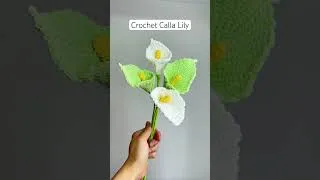 Thumbnail: Crochet Calla Lily #crochet #crochetflowers #crochettutorial #callalily