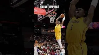 Thumbnail: Does anyone dunk as hard as Adou Thiero? #Lakers