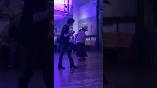 Thumbnail: Septuagenarian Snake & Jake's owner cuts the rockabilly rug with pseudo-Tonto while Johnny J plays