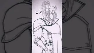 Thumbnail: Edrikhael Phantomm WIP #art #drawing #digitalartist #illustration #digitalart