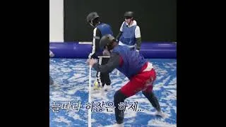 Thumbnail: Jimin kept falling and slipping 😭 #bts #jimin #kpop