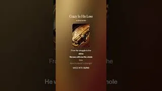 Thumbnail: Crazy In His Love #warrendadmusic #music #blessedsteps