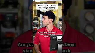 Thumbnail: When a Fastfood Worker Gets Caught Stealing  #shorts