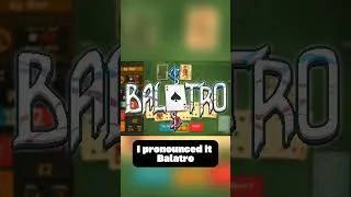 Thumbnail: I just learned I've been pronouncing Balatro wrong