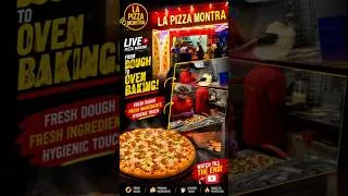 Thumbnail: Watch Your Pizza Made LIVE! 🍕🔥 Fresh Dough to Perfect Bake | LA PIZZA MONTRA #Shorts