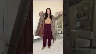 Thumbnail: STYLING BURGUNDY & BROWN SUEDE. GET READY WITH ME. #shorts