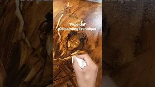 Thumbnail: Underpainting "wipe-out" oil painting technique.