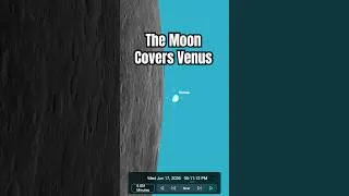 Thumbnail: How to See The Moon Move In Front of Venus #shorts #moon #venus