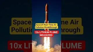 Thumbnail: SpaceX Real-Time Air Pollution Breakthrough — Scientists Track Rocket Pollution Live! #shorts