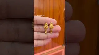Thumbnail: Gold earrings latest design 2026 #shorts #ytshots #viralshorts #shortsfeed#earrings #studs