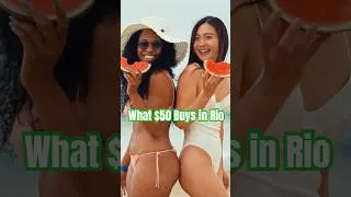 Thumbnail: Rio de Janeiro on $50 a Day – Budget Travel Guide 🇧🇷✨ #shorts #travel #riodejaneiro #brazil