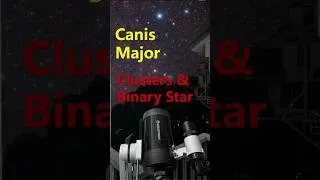 Thumbnail: The Canis Major constellation, resplendent with clusters of stars.   #starclusters #binarystars