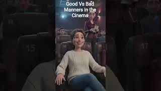 Thumbnail: Good vs Bad Manners at the Cinema 🎬 | Movie Theater Etiquette | Emma vs Lucy #cinemamanners