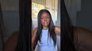 Thumbnail: 1 min Brown Highlight wig review #gluelesswig #BlackGirlHair #wig #wiginstall #highlightwig