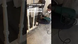 Thumbnail: Staircase Makeover Part 3 #staircase #diyprojects #renovation #diy #home #homerenovation