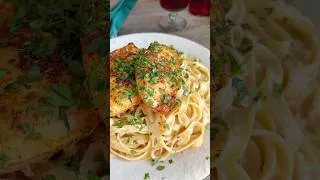 Thumbnail: The best fettuccine Alfredo ever! Recipe on my site!